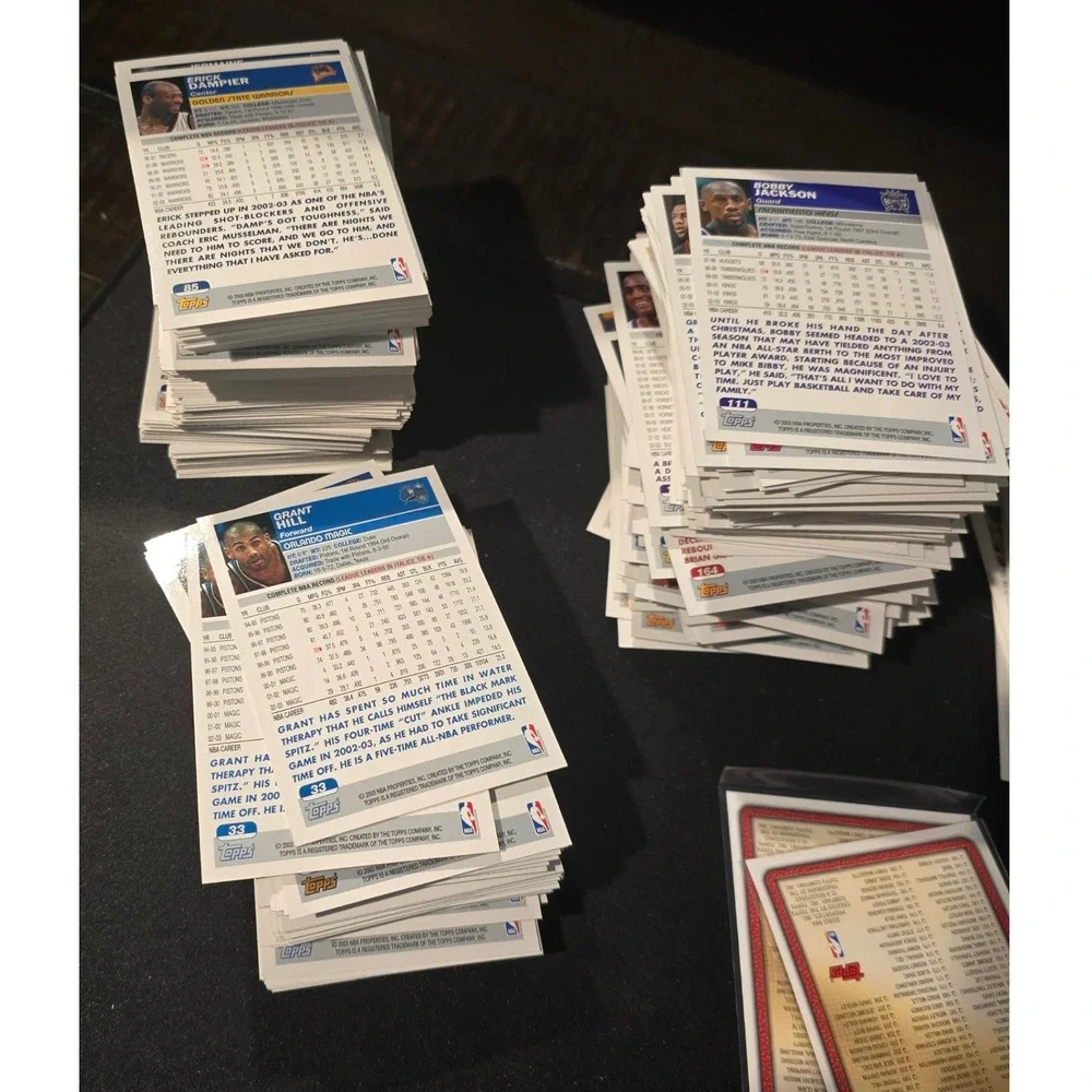 Topps 2003-04 Basketball Card Bulk Lot NBA Trading Cards Base Set MINT